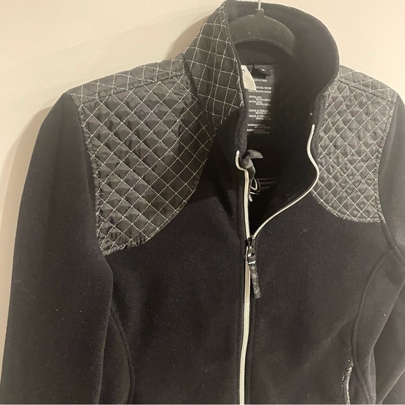 HARLEY DAVIDSON Fleece Embroidered Full Zip Jacket - Black Size Medium - Picture 2 of 10